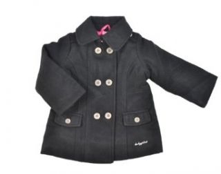Baby Phat "Black" Infant Girls Pea Coat (24M): Clothing