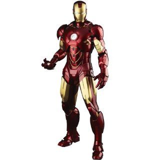 Iron Man 2 Hot Toys Movie Masterpiece 1/6 Scale Collectible Figure Iron Man Mark IV: Toys & Games