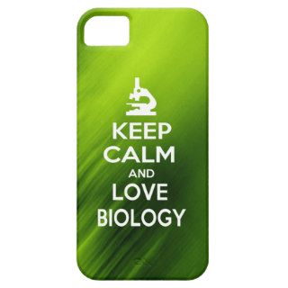 Keep Calm and Love Biology iPhone 5 Case