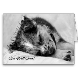 Get Well Puppy Dog Card