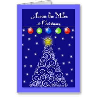 Across the Miles at Christmas Card