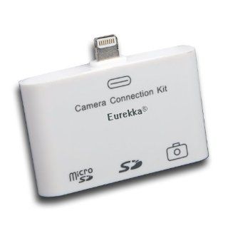 Eurekka 3 in 1 Card Reader Adapter Camera Connection Kit, 3 Port Card Reader for Apple Ipad and Ipad Mini: Computers & Accessories