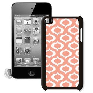 CellPowerCasesTM Ikat Coral Apple iPod Touch 4G Case   Fits iPod 4th Generation : MP3 Players & Accessories