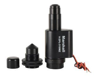 Marshall Electronics V ZPL 318MZ 3.6mm to 18mm 4 Inch f2.5 Motorized High Tech Zoom Pinhole Lens (Black) : Surveillance Camera Lenses : Camera & Photo