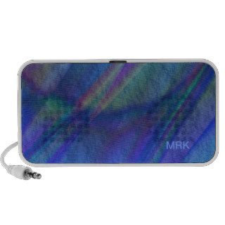 Monogrammed Multicolor Abstract iPod Speaker