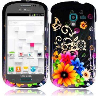 For Samsung Galaxy Exhibit T599 Hard Design Cover Case Chromatic Flower Accessory Cell Phones & Accessories