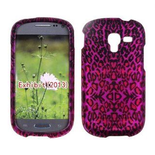 2D Hotpink Cheetah Samsung Galaxy Exhibit (2013) T599 T Mobile Case Cover Phone Protector Snap on Cover Case Faceplates: Cell Phones & Accessories