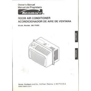 Kenmore Room Air Conditioner Owner's Manual Model # 580.75050: Kenmore Staff: Books