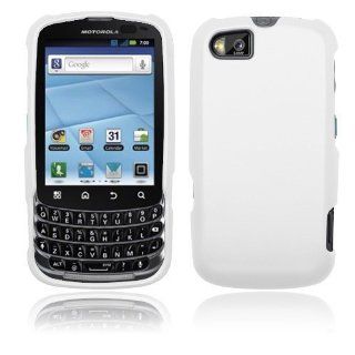 Motorola Admiral XT603   White Hard Plastic Case Cover [AccessoryOne Brand] Cell Phones & Accessories