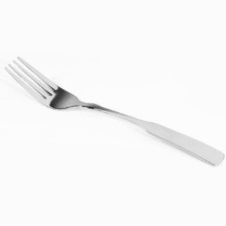 Update International CO 605 Conrad Series Chrome Plated Dinner Fork with 4 Tines, 7 1/2 Inch, Satin (Case of 12): Flatware Forks: Kitchen & Dining