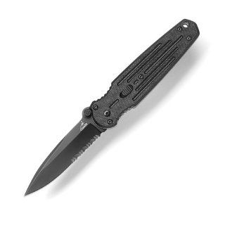 Gerber Knives   Mini Covert, Black G 10 Handle, Black Blade, ComboEdge  Hunting Folding Knives  Sports & Outdoors
