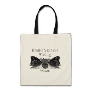 Butterflies & Daisies Personalizable Canvas Bags
