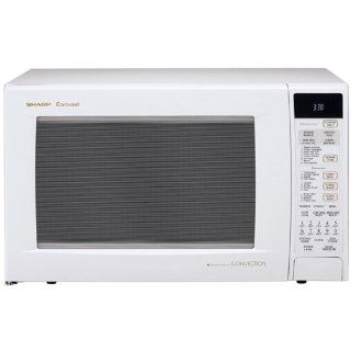 1.5 Cu. Ft. 900W Convection Microwave Oven   White: Kitchen & Dining