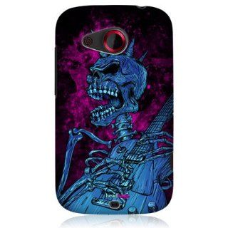 Head Case Designs Blue Gem Skull Of Rock Hard Back Case Cover For HTC Desire C: Cell Phones & Accessories