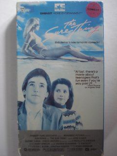 The Sure Thing [VHS]: John Cusack, Daphne Zuniga, Anthony Edwards, Boyd Gaines, Tim Robbins, Lisa Jane Persky, Viveca Lindfors, Nicollette Sheridan, Marcia Christie, Robert Anthony Marcucci, Sarah Buxton, Lorrie Lightle, Robert Elswit, Rob Reiner, Andrew S