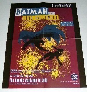 1997 Batman and Catwoman the Long Halloween 2 sided 22 by 17" DC Comics Shop Retailer Promo Poster : Prints : Everything Else