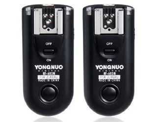 YONGNUO RF 603N Wireless Flash Trigger Sync Shutter Release Remote Control Transceiver for Nikon D1H/D1X/D2H/D2X/D3/D3X/D200/D300/D700 (Black): Electronics