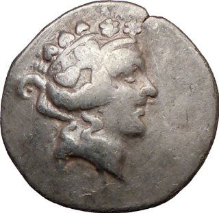 THASOS Island off Thrace 148BC Ancient Silver Greek Coin w Dionysus Hercules: Everything Else