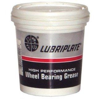 Lubriplate L0220 004 Non Corrosive Lithium Complex Wheel Bearing Grease, 16 oz Plastic Tub, Off White