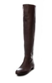 Prada Women's Soft Calf Tall Boot 1W607C (Brown, 36): Shoes: Shoes
