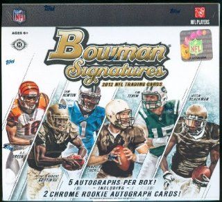 2012 Bowman Signatures Football  Hobby Edition Sports Collectibles