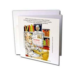 gc_76425_1 Londons Times Gen 2 Cartoons   Politics Current Events   FDR Far Side Chat   Greeting Cards 6 Greeting Cards with envelopes  Blank Greeting Cards 