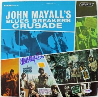 JOHN MAYALL BLUES BREAKERS CRUSADE SIGNED ALBUM COVER W/ VINYL PSA/DNA #Q45797: Entertainment Collectibles