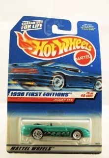 Hot Wheels   1998 First Editions   Jaguar XK8   #5 of 40 Cars   Green custom Paint   Collector #639   Limited Edition   Collectible: Toys & Games