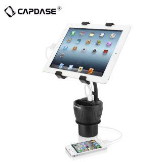Forester Capdase 3.4A Multifunction PowerCup Max with Tab X Mount Car Cup Holder Charger for iPhone / iPad / iPod / Samsung / Tab Black Cell Phones & Accessories