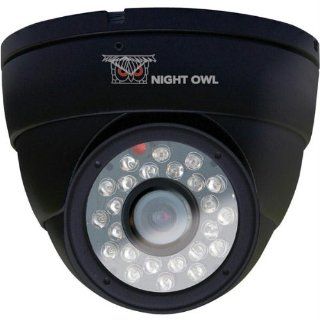 Night Owl Security CAM DM624 B Hi Resolution 600 TVL Security Dome Camera with 50 Feet of Night Vision (Black)  Home Security Systems  Camera & Photo