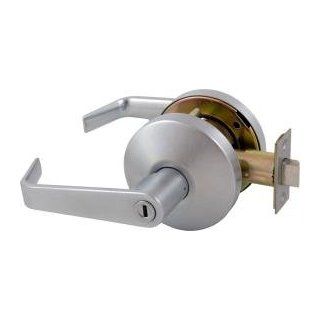 Falcon T301S D 626 T Series Grade 1 Extra Heavy Duty Cylindrical Chasis Non Handed Lock, Privacy Function, Keyless Cylinder, Dane Lever, Satin Chrome Finish: Door Levers: Industrial & Scientific