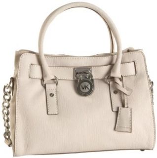 MICHAEL Michael Kors Hamilton E/W Satchel, Vanilla, one size: Shoulder Handbags: Shoes