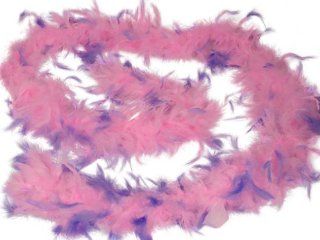 Pink and Lavender 7 Ft Feather Boa Diva Dressup and Tea Party Favor: Toys & Games