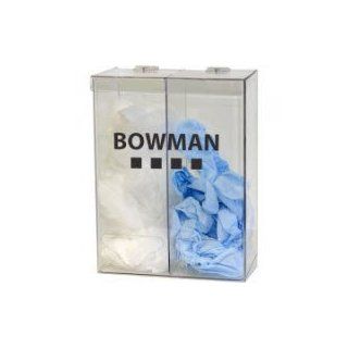 1176511 Dispenser Bulk 2 Bin Plastic Tall Clear Ea Bowman Medical Products  BP 012: Industrial Products: Industrial & Scientific