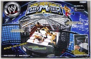 WWE Wrestling Ring Playset Elimination Chamber: Toys & Games
