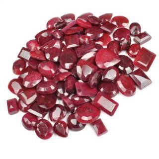Authentic Natural 900.00 Ct+ Precious Red Ruby Mixed Cut Loose Gemstone Lot Deluxe Quality: Jewelry