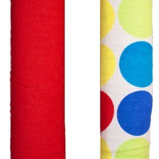 Go Mama Go Designs 2 Count Wonder Bumpers, Red and Rainbow Love : Crib Bumpers : Baby