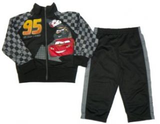 Disney CARS Lightning McQueen Toddler Tracksuit (4T): Infant And Toddler Pants Clothing Sets: Clothing