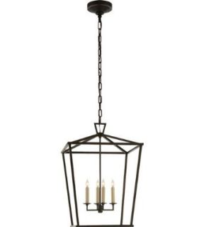 Visual Comfort and Company CHC2165AI E.F. Chapman Darlana 4 Light Pendants in Aged Iron With Wax   Ceiling Pendant Fixtures  