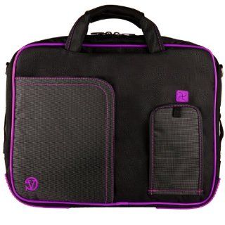 Purple VG Pindar Edition Durable Messenger Shoulder Bag Case for HP 15.6 inch Laptop Models HP 650 / HP 635 / HP 630 / 6570b / 4545s / 4540s / 6565b / 6560b / 4530s / 4535s / 8570p / 8560p / 8560w / 8570w / HP 655 / dv6 7020 us / dv6 7010 us / HP 2000 2a20