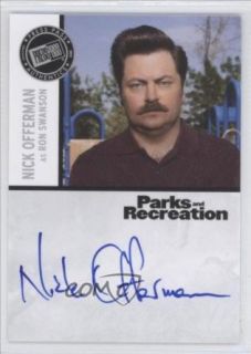Nick Offerman/ as Ron Swanson (Trading Card) 2013 Parks and Recreation Autographs #NO: Entertainment Collectibles