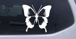 Butterfly Butterflies Car Window Wall Laptop Decal Sticker    White 6in X 6.3in: Automotive