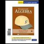 Elementary Algebra, Books a La Carte E