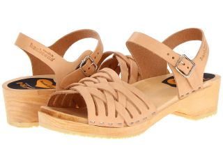 Swedish Hasbeens Braided Low Womens Sandals (Neutral)