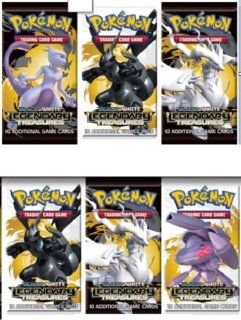 6 SEALED BOOSTER PACKS   Pokemon TCG Trading Card Game Black & White BW Series #11: LEGENDARY TREASURES Booster Packs [Release Date: November 8 2013]: Toys & Games