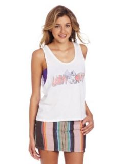 Junk Food Juniors Minnie Backstage Cropped Tank at  Womens Clothing store: Tank Top And Cami Shirts