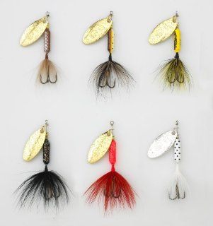 Yakima Rooster Tail Trophy Bait Pack   Six assorted colors : Fishing Spinners And Spinnerbaits : Sports & Outdoors