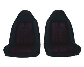 Acme U210 P667 Front Black Velour with Black Vinyl Bucket Seat Upholstery: Automotive