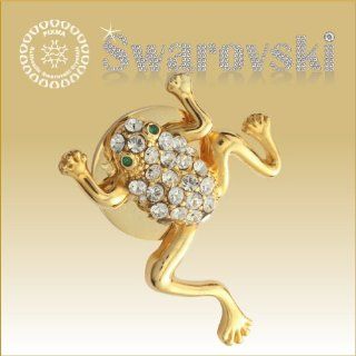 Golden Frog Swarovski Crystal Golf Ball Marker + Hat Clip : Sports & Outdoors