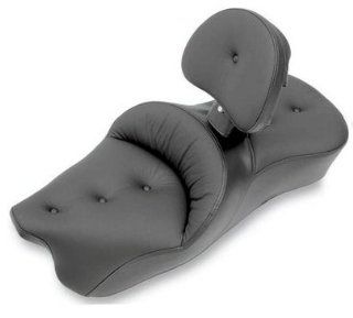 Saddlemen Road Sofa Deluxe Touring Seat with Driver Backrest for Harley 2008 2012 Dresser & Touring Models: Automotive